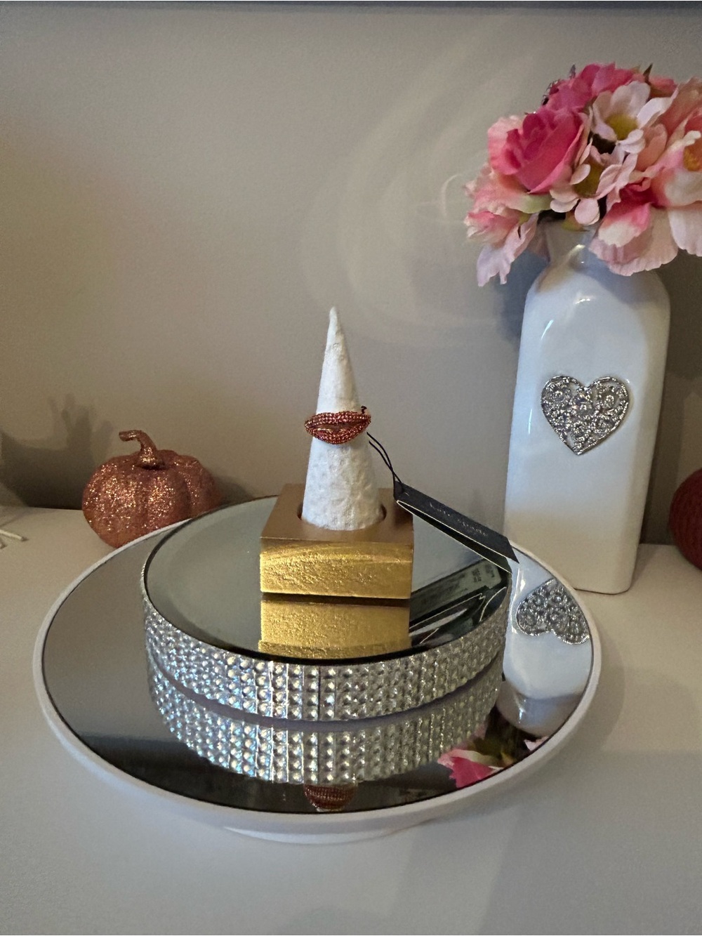 NWT! Kate Spade Kiss 💋 Pave Lips Ring